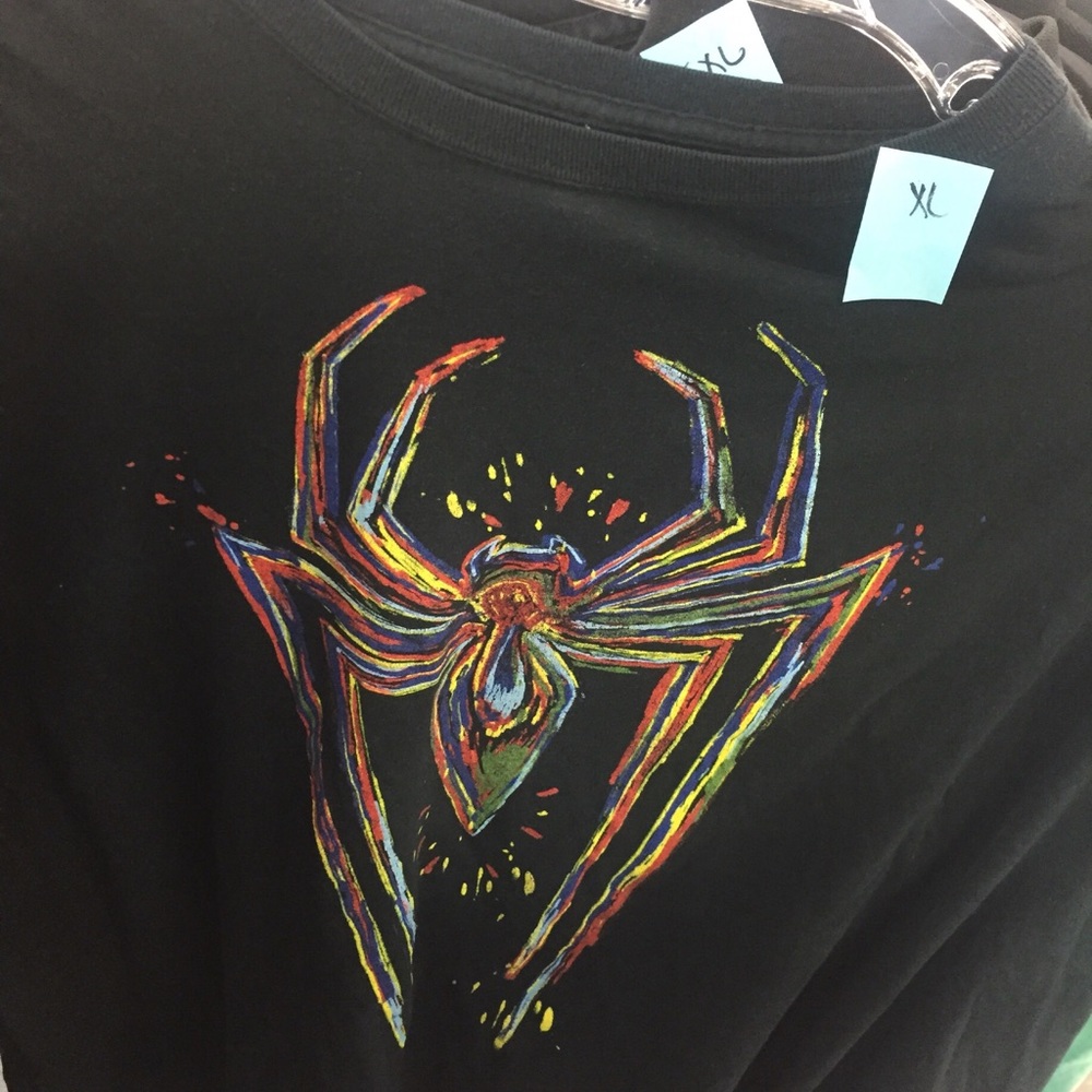 Marvel Spiderman Colorful Spider Logo T-Shirt